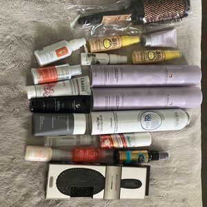 Hair care and hair styling products and Brushes